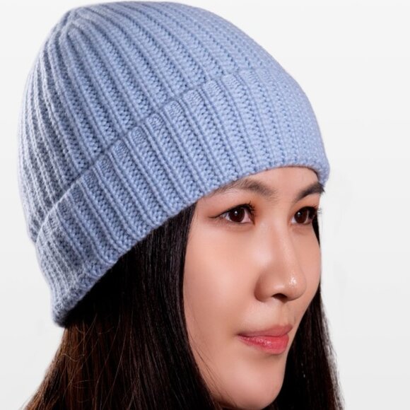 warm winter hat | 100 percent cashmere beanie | soft and lightweight | very warm - Picture 4 of 8